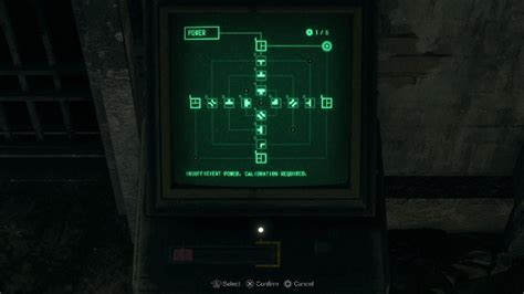 Resident Evil Remake Electronic Lock Terminal Puzzle Waste Disposal