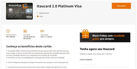 Cart Es De Cr Dito Itaucard Platinum Sendo Oferecidos Anuidade Gr