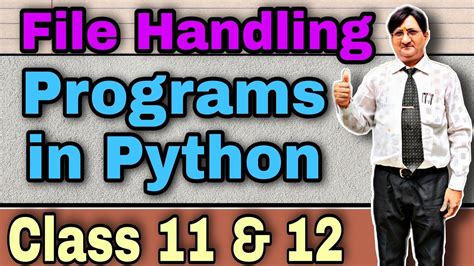 File Handling Programs In Python CBSE ISC ICSE Text File