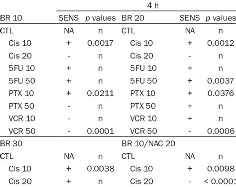 Chemosensitizing Effects Of BR NAC Pretreatment On LS174T Cells