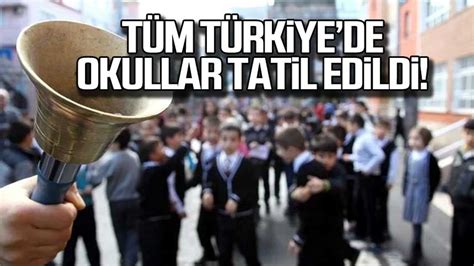 T M T Rkiye De Okullar Ubat A Kadar Tatil