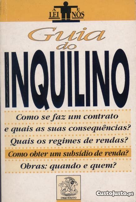 Guia Do Inquilino Livros Venda Viseu Custojusto Pt