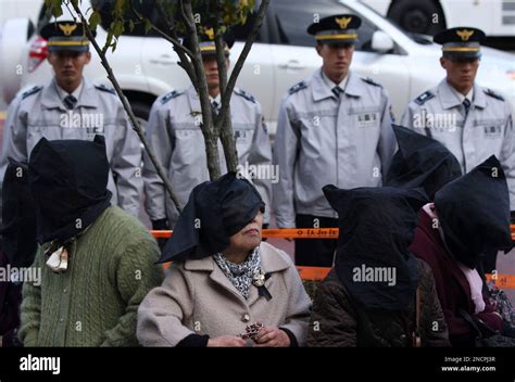 Elderly North Korean Refugees Protest Against China For The Forced Repatriation Of North Korean