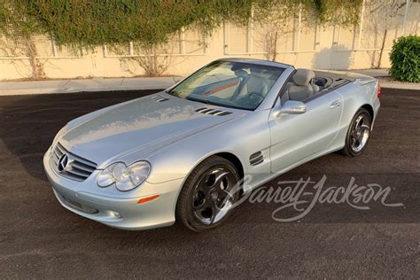 Lot 626 2003 Mercedes Benz Sl500 Roadster Barrett Jackson