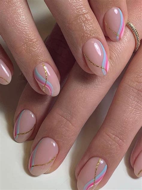 75 Classy Spring Nail Designs And Colors In 2023 Swirl Nail Art