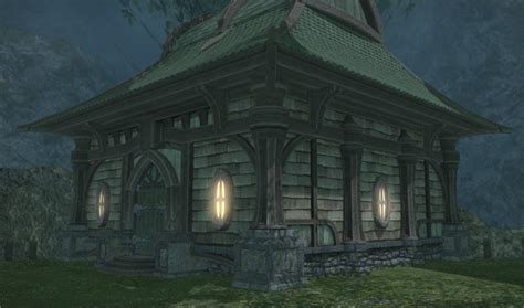 Glade Cottage Wall Composite Ffxiv Housing Exterior