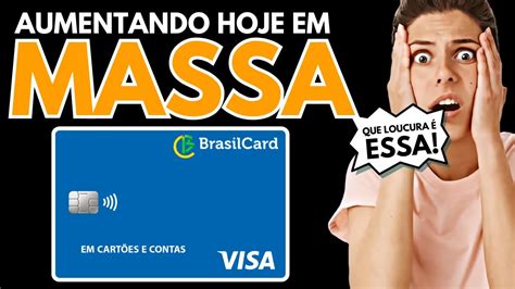 O Cart O Brasilcard Enlouqueceu E T Aumentando O Limite De Geral Sem