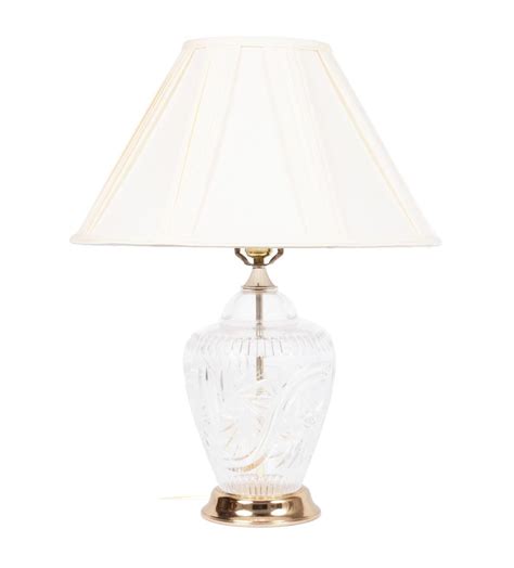 Lot Cut Glass Table Lamp