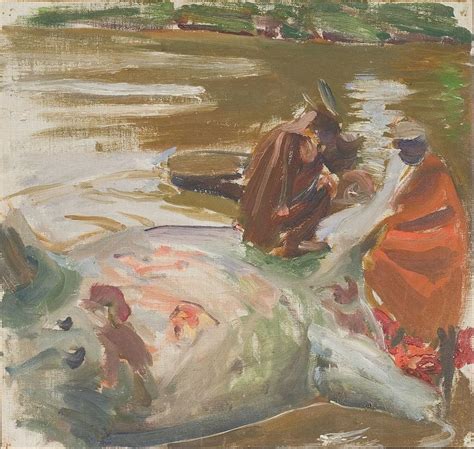 Skinning A Hippopotamus 1909 1910 Akseli Gallen Kallela Finnish 1865