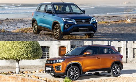 Toyota Urban Cruiser Vs Suzuki Vitara Brezza Which One Holds Its