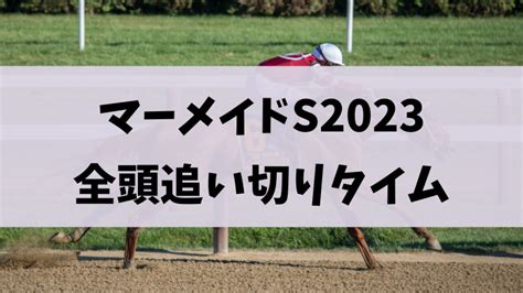 【マーメイドステークス2023】追い切りタイム・調教総まとめ ジナケイバ｜無料競馬予想