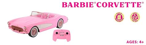 Amazon Barbie Hot Wheels Rc Corvette From The Movie Full Function Remote Control Toy Car
