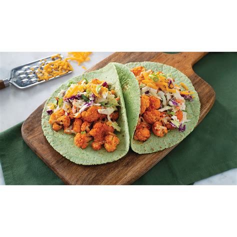 Mission Gluten Free Spinach Herb Tortilla Wraps High Fiber Vegan 6