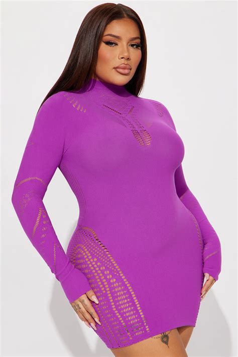 Like It Hot Seamless Mini Dress Magenta Fashion Nova