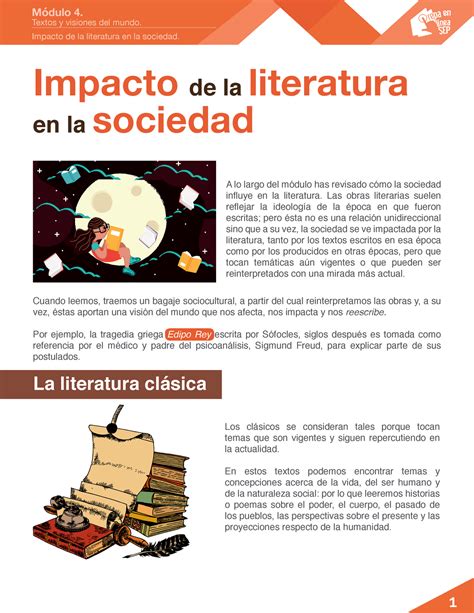 M4 S3 Impacto de la literatura en la sociedad Redemial 22 1 Módulo 4