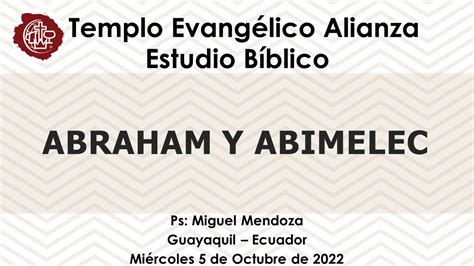 Abraham Y Abimelec Youtube