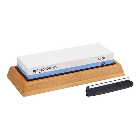 Amazon Amazon Basics Whetstone Knife Sharpening Wet Stone Dual