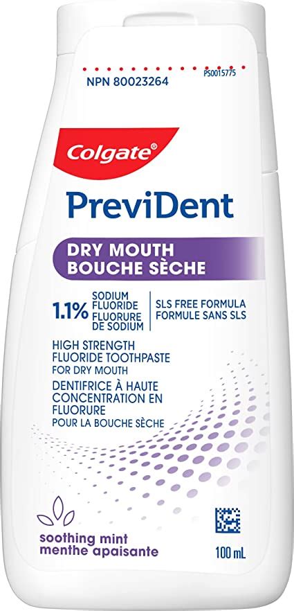 Colgate PreviDent Dry Mouth Toothpaste 100mL Amazon Ca Health