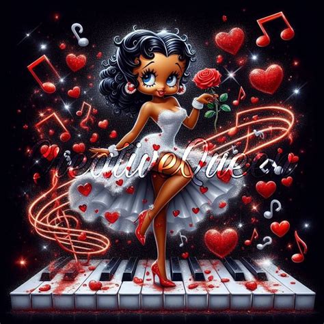 Dancing On The Piano Boop Etsy In 2024 Betty Boop Tattoos Betty