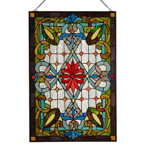 River Of Goods Geometric Pub Panel With Flourishes And Flowers