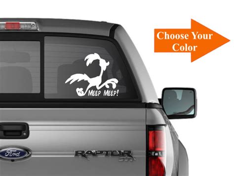 Road Runner Vinyl Decal / Truck Decal / Car Decal / Decal / - Etsy