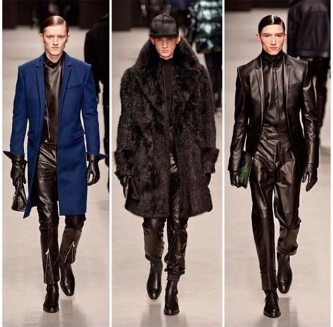 Runway Trend Fashion Leather Fashion Mens Fashion