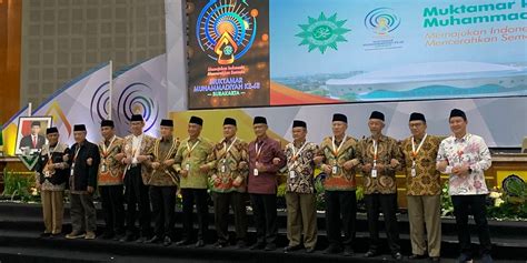 Kepengurusan Terbentuk Ini Susunan Pimpinan Pusat Muhammadiyah