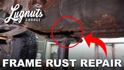 Lugnuts Garage Frame Rust Repair Youtube