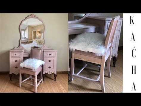 Diy Vanity Makeover W Chalk Paint Youtube Vanity Makeover Diy