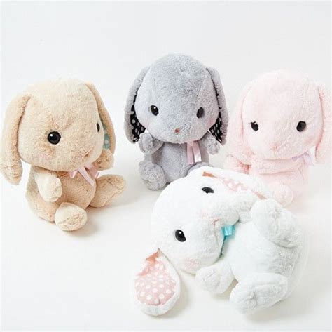 Pote Usa Loppy Pop Rabbit Plush Collection Big Plush Dolls Cute