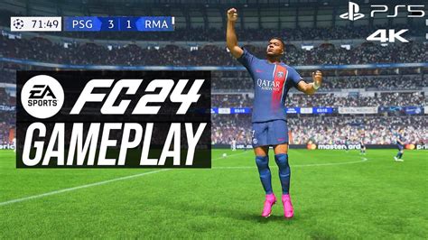 Ea Fc Psg Vs Real Madrid Ps Next Gen Gameplay Champions