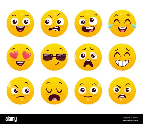 Emojis vector vectors Cut Out Stock Images & Pictures - Alamy