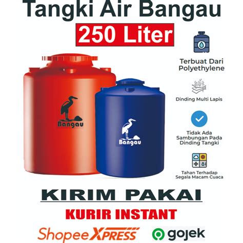 Jual Tangki Toren Air Bangau 250 Liter Kirim Instant Shopee Indonesia