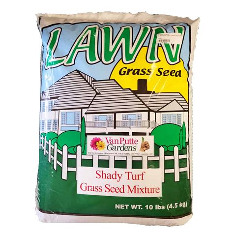 Shady Turf Grass Seed Mix 10 Lb Van Putte Gardens