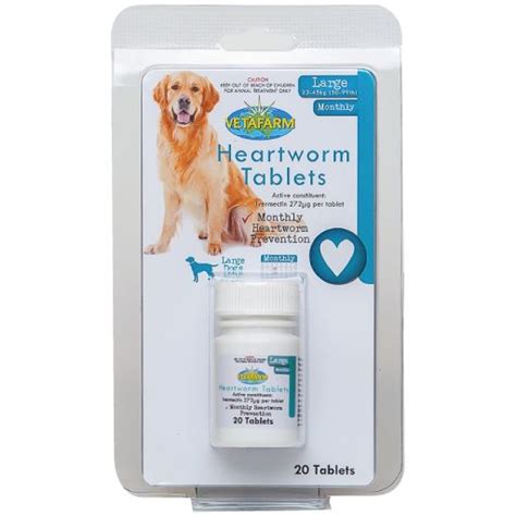 Heartworm Tablets Large Vetafarm