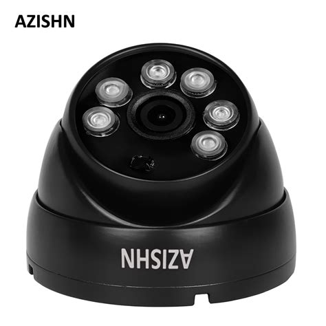 Azishn câmera ip 720p 960p 1080p hd completo 6pcs leds ir metal à prova