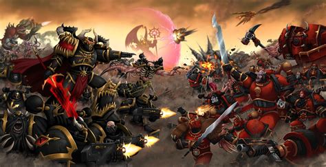 Black Legion Vs Red Corsairs by Eliphusz on DeviantArt