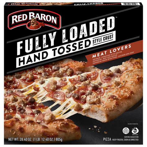 Save On Red Baron Fully Loaded Pizza Meat Lovers Hand Tossed Style