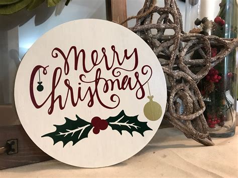 Merry Christmas Sign Christmas Signs Merry Christmas Sign Wood