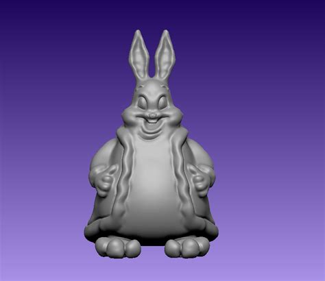 Arquivo Stl Fat King Bugs Bunny Big Chungus 🤴 ・modelo De Impressão 3d Para Download・cults