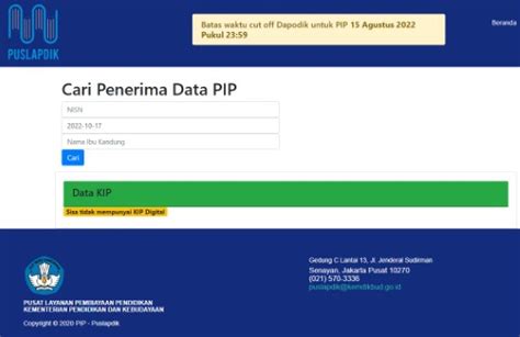 Cara Cek Pip Mencarikan Dana Tunai Dengan Mudah Jalantikus