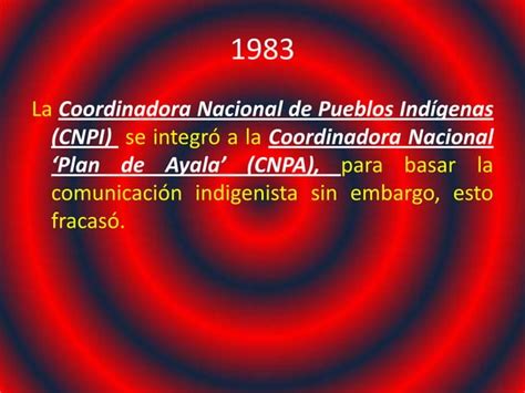 El Movimiento Ind Gena Nacional Ppt