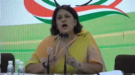 Live Congress Press Briefing Supriya Shrinate Congress Oneindia