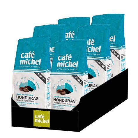 Caf Michel Honduras En Grains Bio Arabica Torr En France Kg