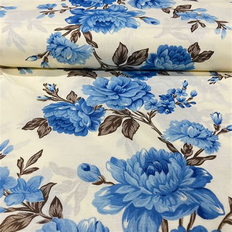 Len Ol Elegance Floral Azul