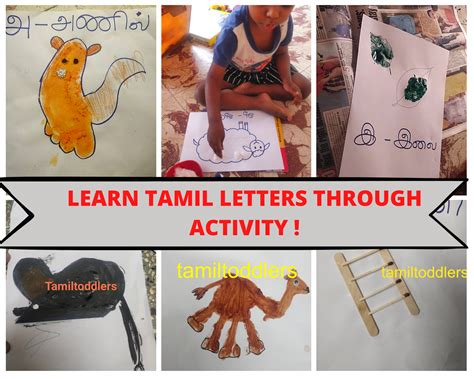 Learn Tamil Letters With Activities Learning Through Play Activities Learning Letters