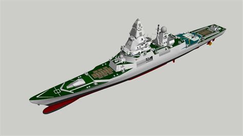 Russian Navy Russia Class Cruisser Advanced Lider Class 3d Warehouse