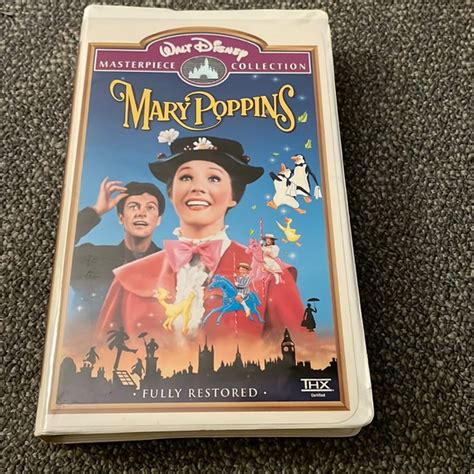 Disney Media For Disney Mary Poppins Vhs Masterpiece Collection