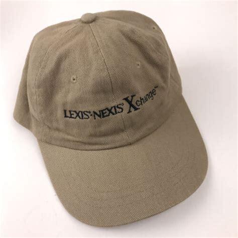 Retro Lexis Nexis Xchange Hat Beige Information Technology Research Ebay