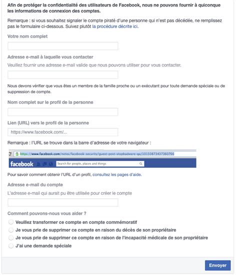 Comment supprimer un compte Facebook définitivement sans mot de passe